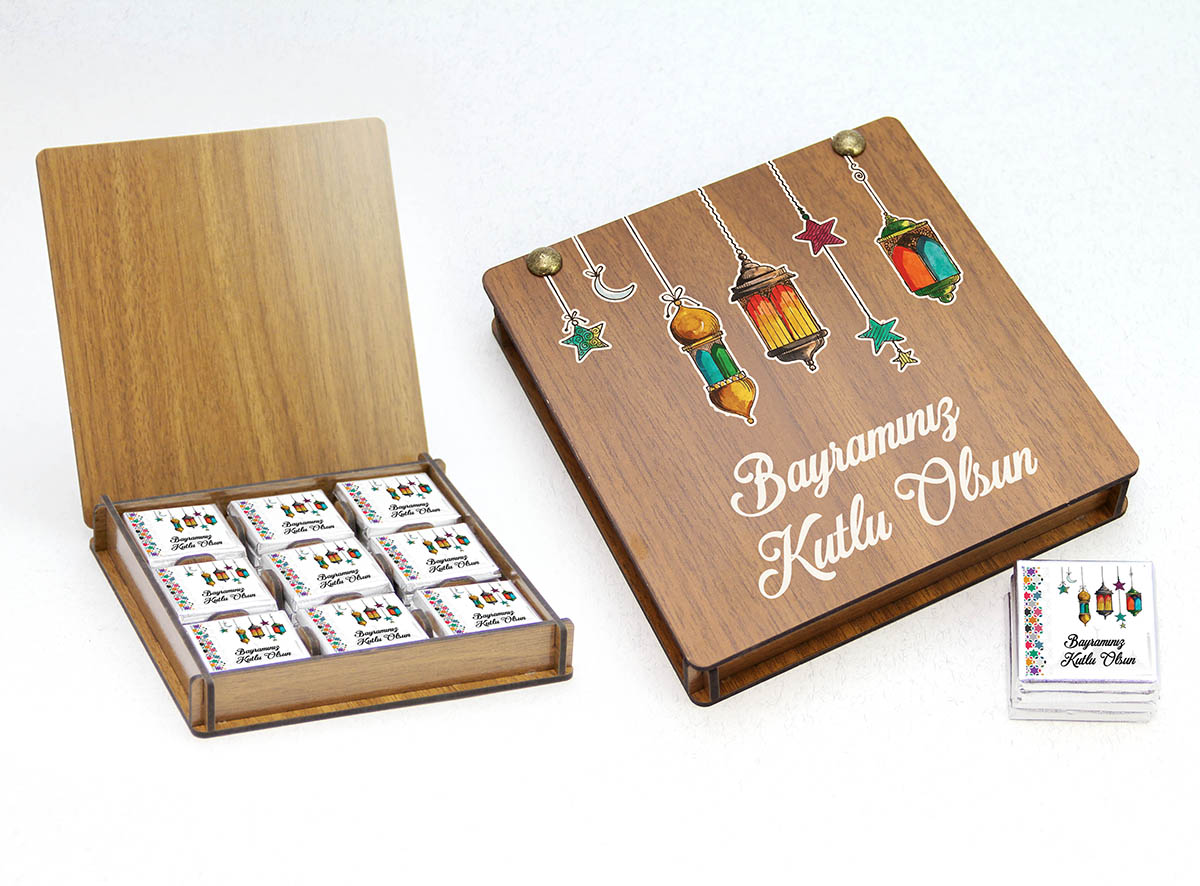 Bayram Çikolatası, Ahşap Kutulu