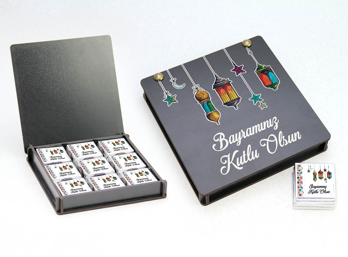 Bayram Çikolatası, Ahşap Kutulu