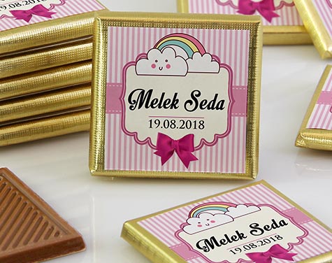 Kız Bebek Dökme Çikolata  - Bulut