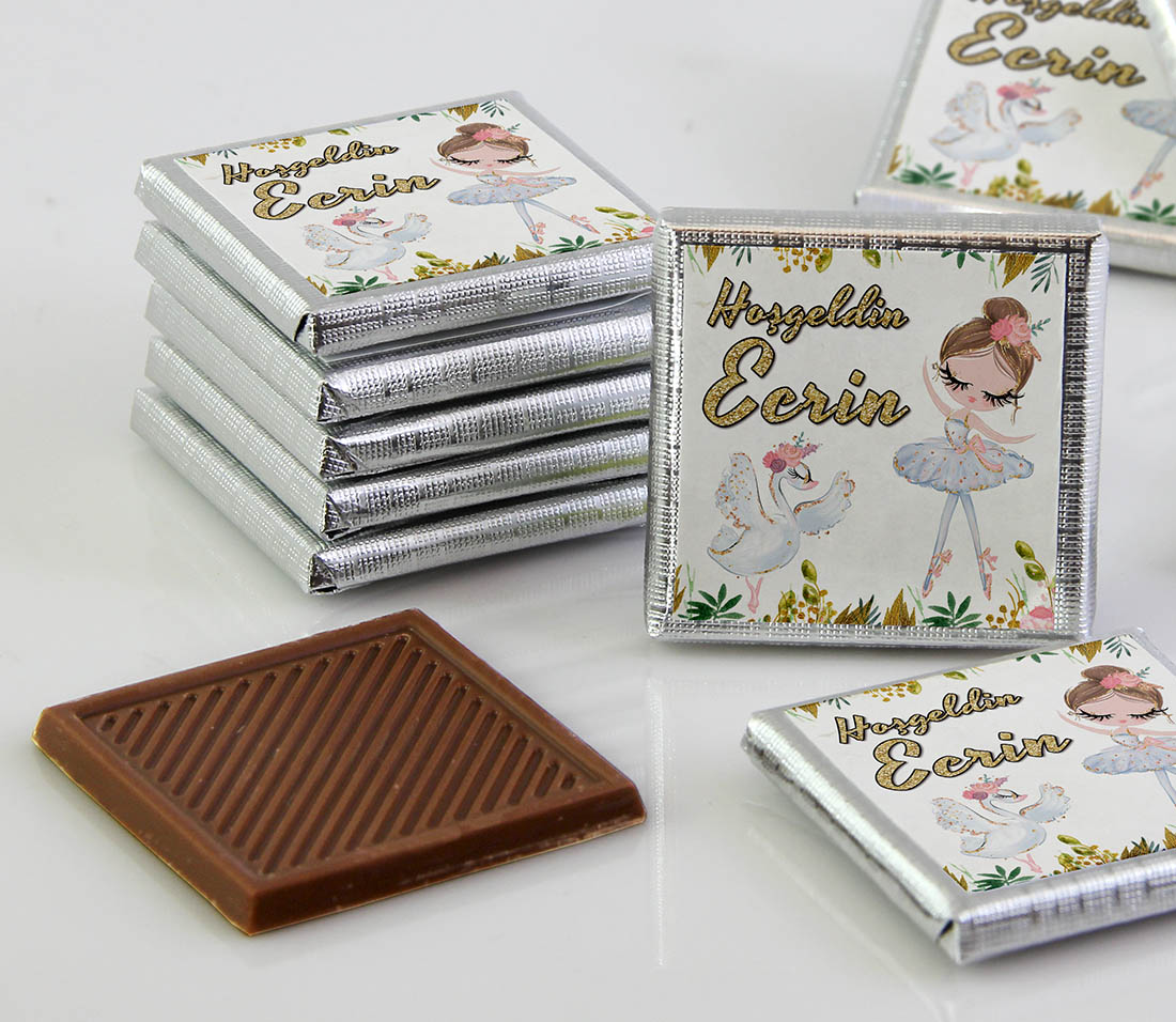 Kız Bebek Çikolatası - Kutulu - Balerin