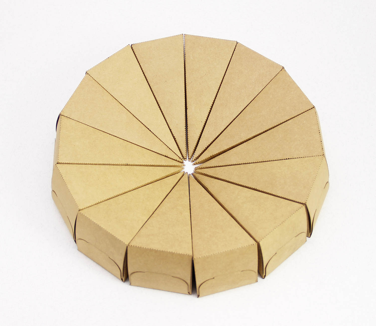 Kraft Karton Külah Şekilli Şeker ve Lokum Kutusu