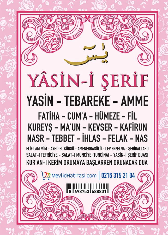 PEMBE%202’li%20Yasin%20Seti%20/%20Şeker%20Kutusu