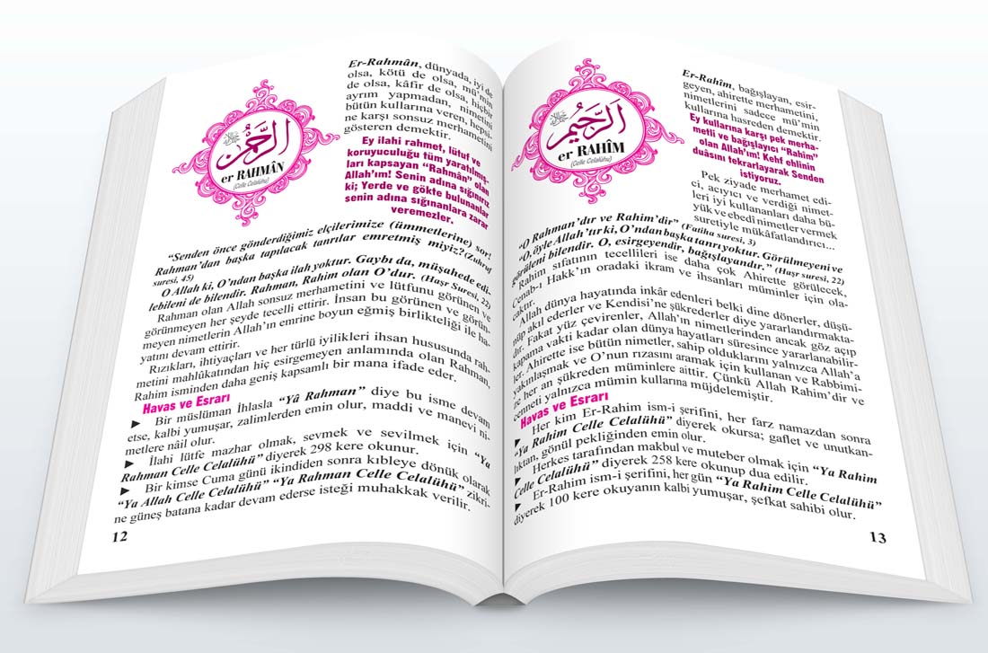 PEMBE Esma’lı 2’li Set / Şeker Kutusu