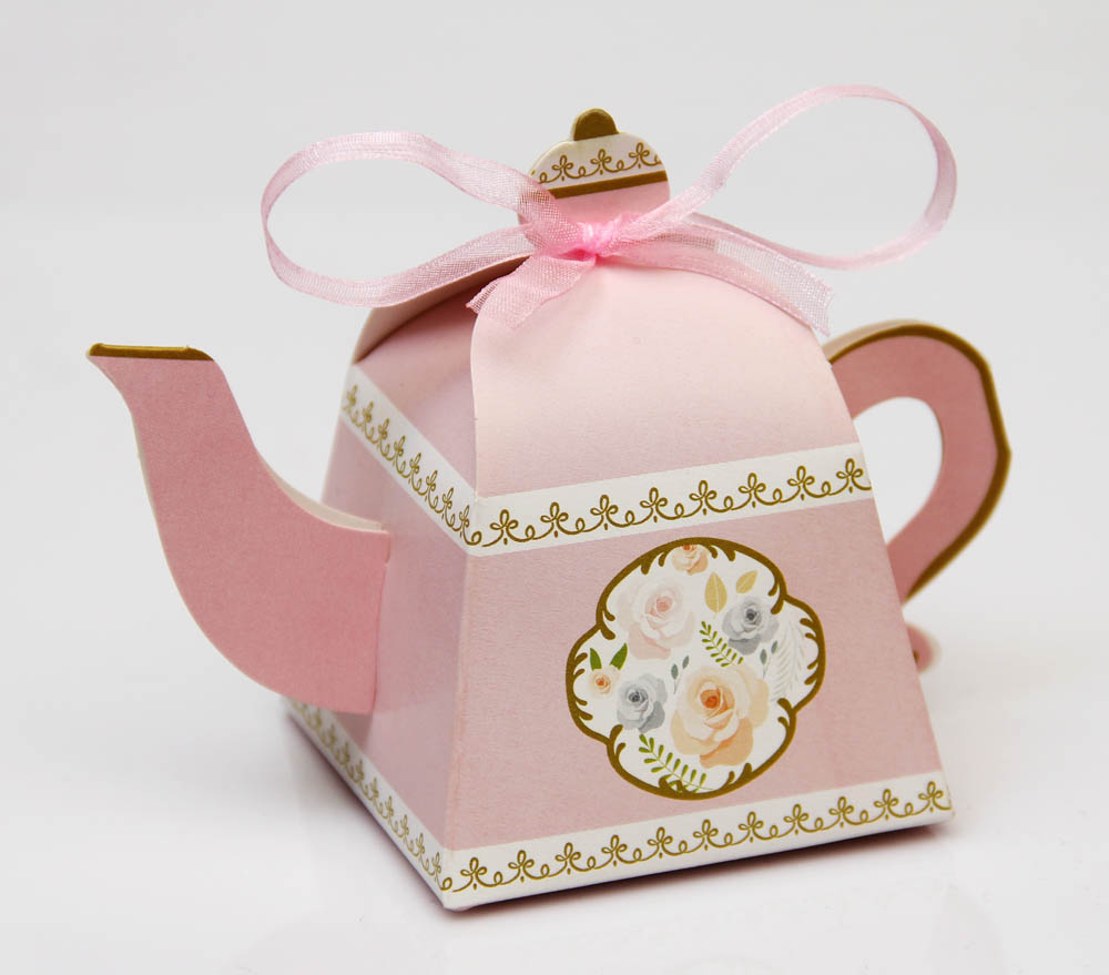 Çaydanlık Şeker Kutusu - Pembe