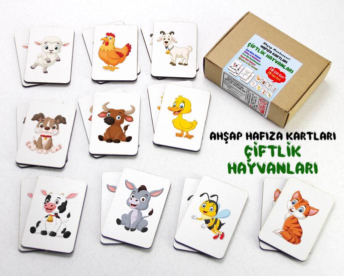 Çiftlik Hayvanları Hafıza Kartları