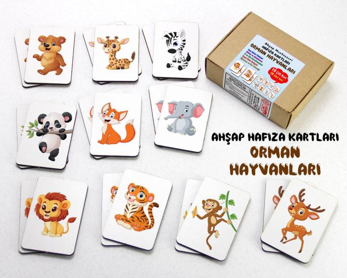 Orman Hayvanları Hafıza Kartları