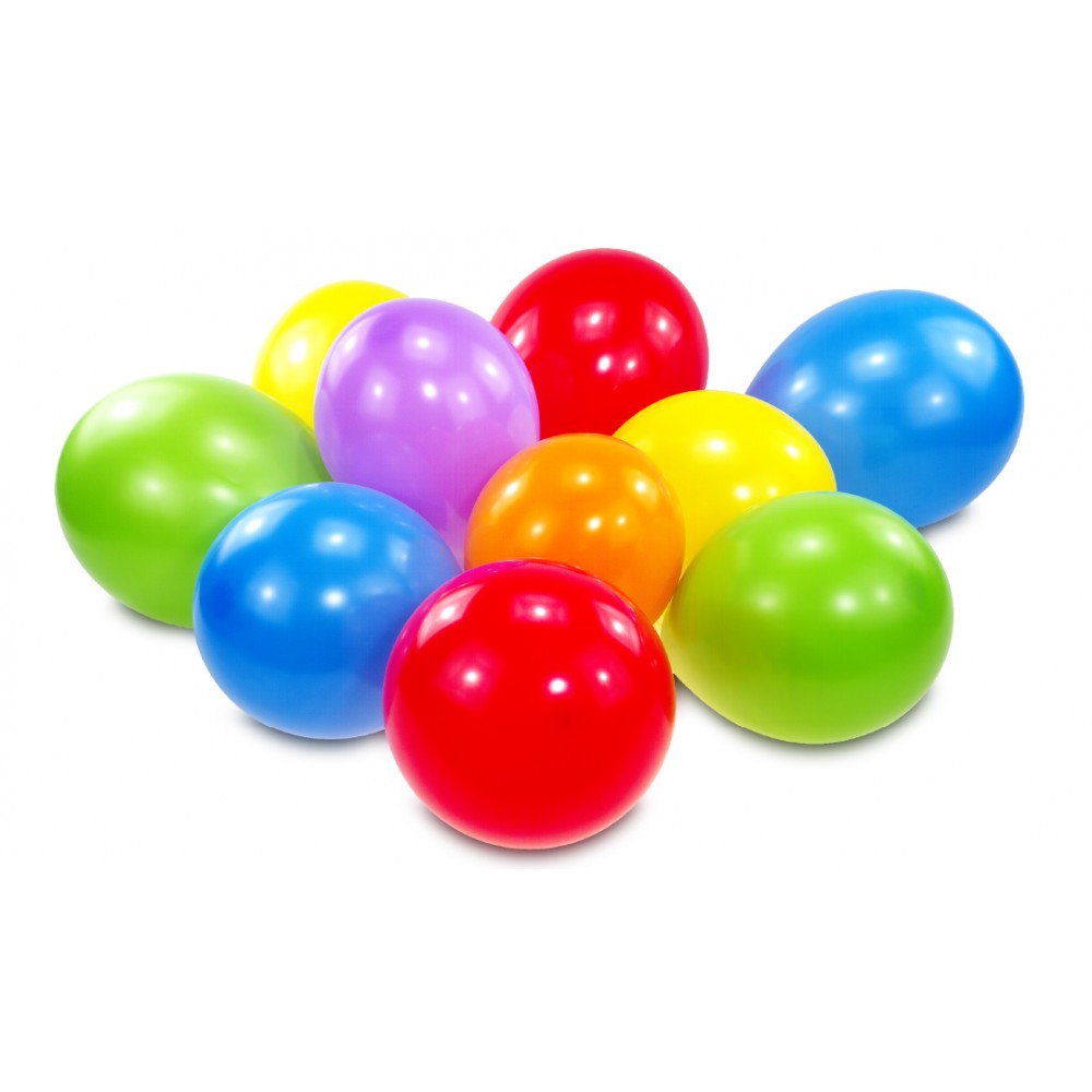 Karışık Renk Balon, 10 Adet