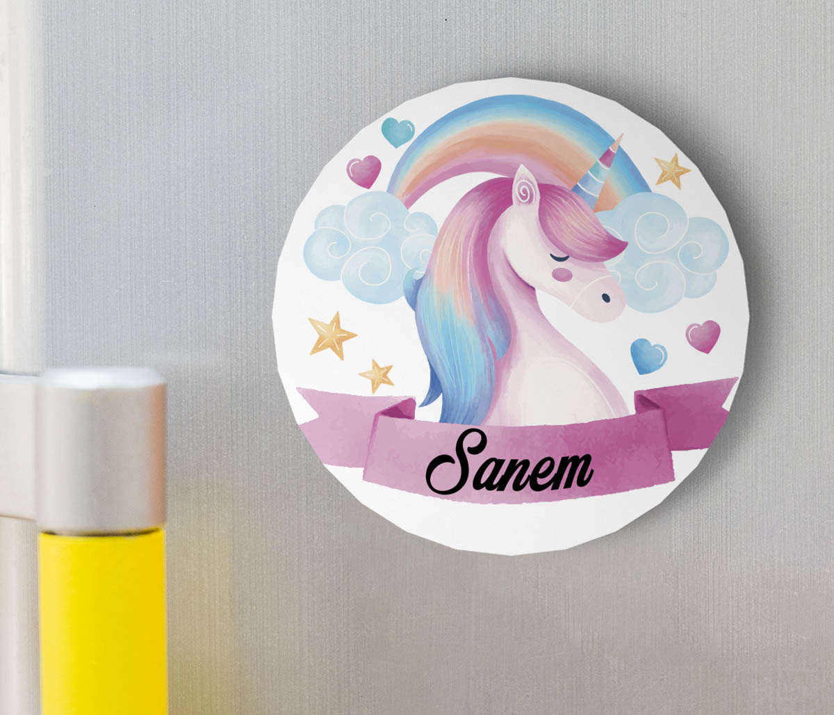 UV%20Baskılı%20Ahşap%20Kız%20Bebek%20Magnet%20-%20Gökkuşağı,%20Unicorn